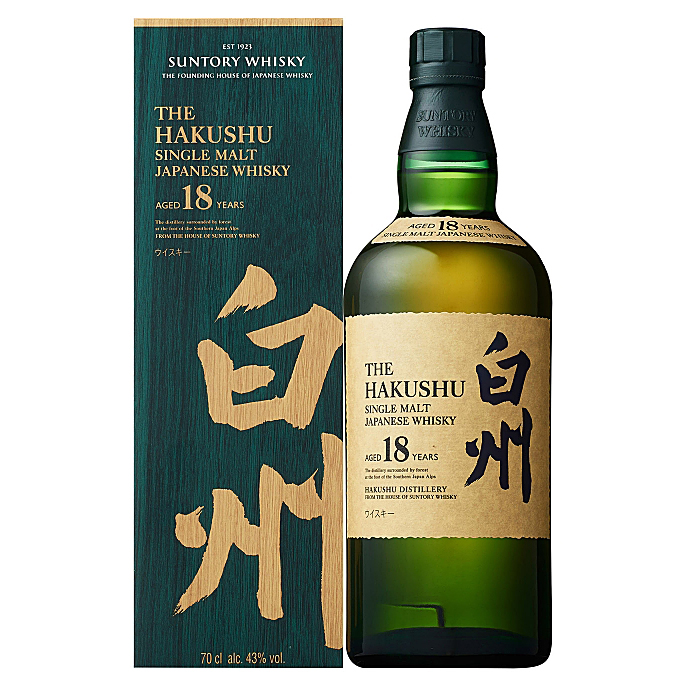 Suntory Hakushu 18 Year Old Whisky, 70cl
